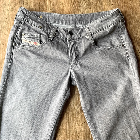 Vintage Y2K Diesel Low Rise Jeans 30 Grey - Picture 2 of 9